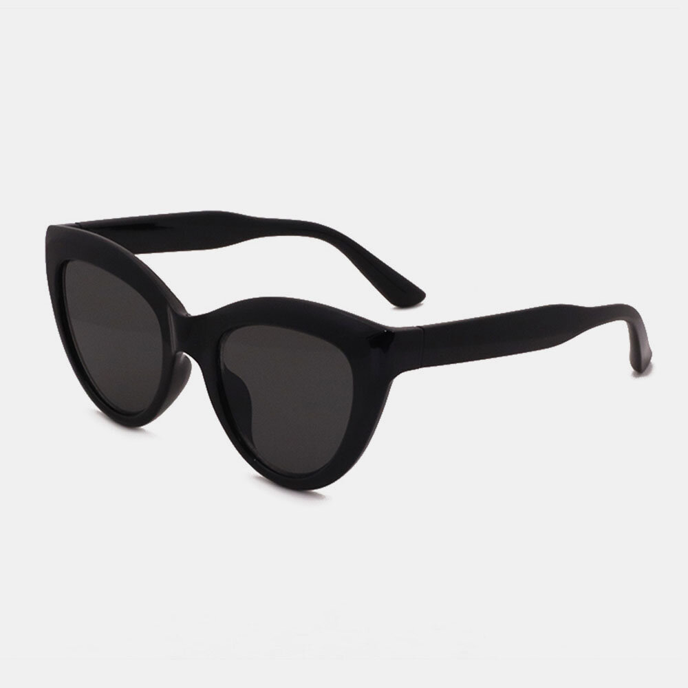 Mujer Gato Eye Sgape Full Frame Casual Fashion Trend UV Gafas de sol de protección