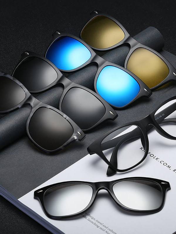 Pinzas polarizadas magnéticas Gafas miopía intercambiable Sunglasse