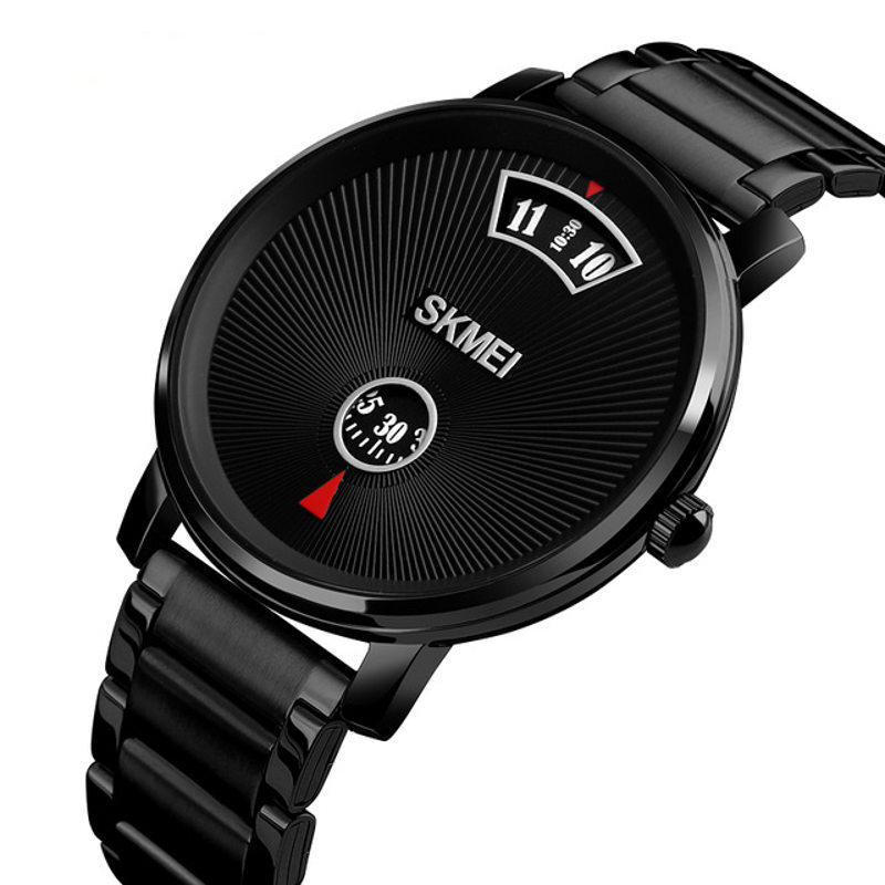 Reloj de hombre SKMEI 1490 Fashion Impermeable Creative Dial Pantalla Reloj de cuarzo