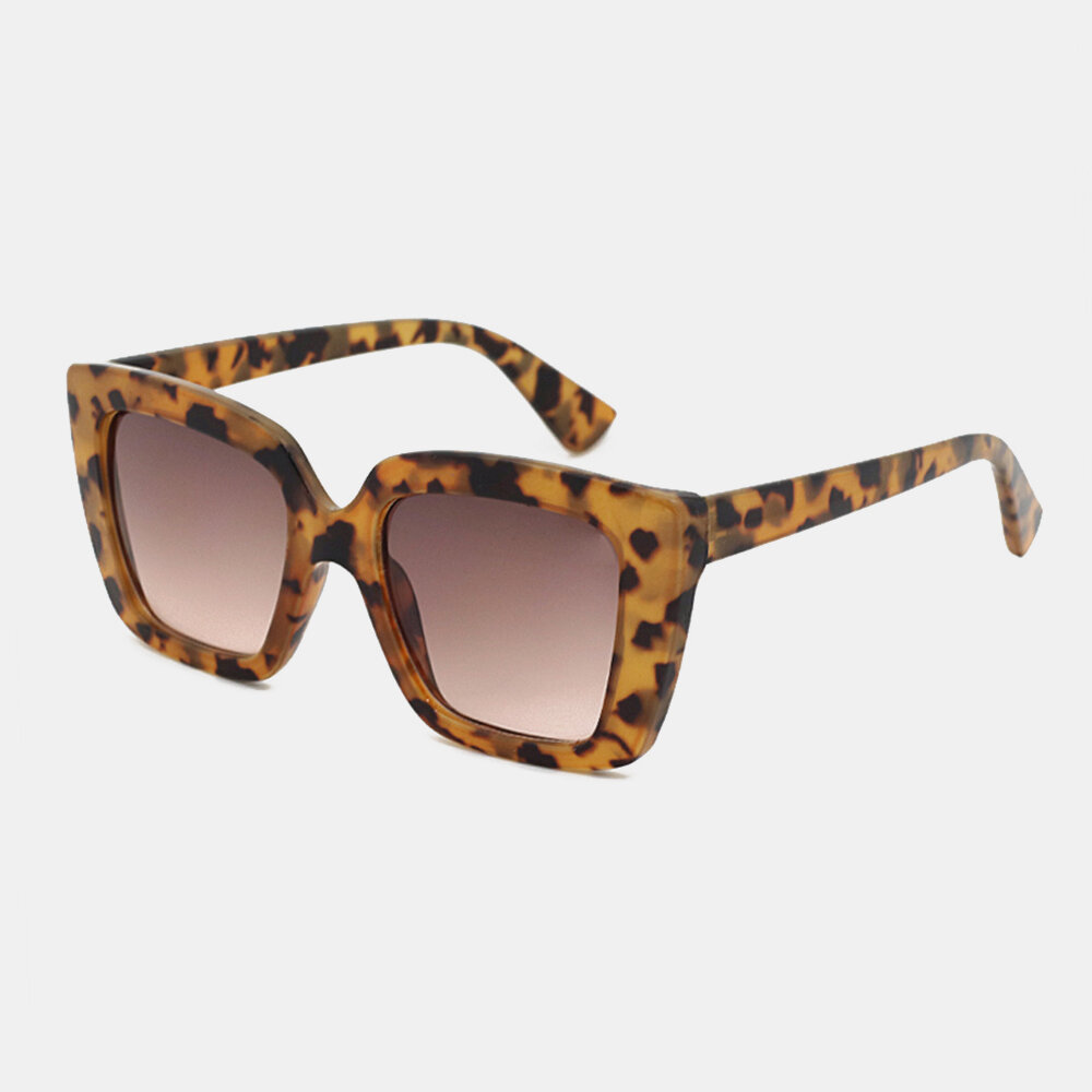 Gafas de sol polarizadas de protección unisex con montura completa y espesas de leopardo UV
