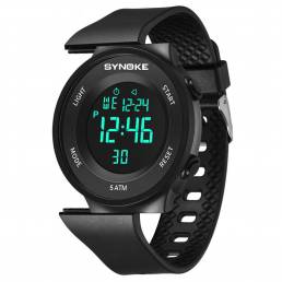 SYNOKE 9199 Fashion Student Watch 5ATM Impermeable Luminous Pantalla Reloj digital deportivo multifunción