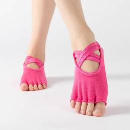 Terry para mujer Yoga calcetines Cinco dedos calcetines