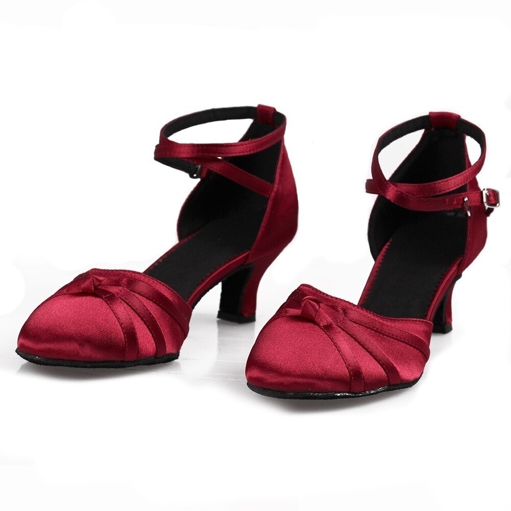 Mujeres 5.5cm Tacón Tango Salón de baile Moda moderna Zapatos de baile Bombas