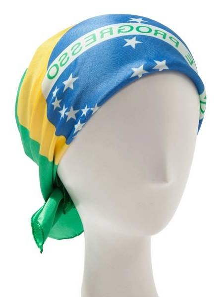 2014 copa del mundo bandera brasileña para los fans locos bufanda conmemorativa