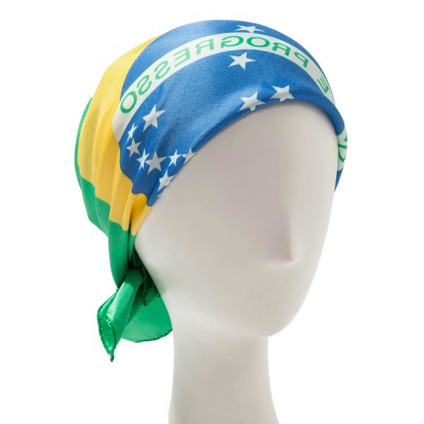 2014 copa del mundo bandera brasileña para los fans locos bufanda conmemorativa