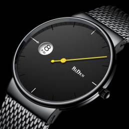 BIDEN 0049 Reloj de pulsera para hombre ultra delgado de moda Relojes de cuarzo creativos