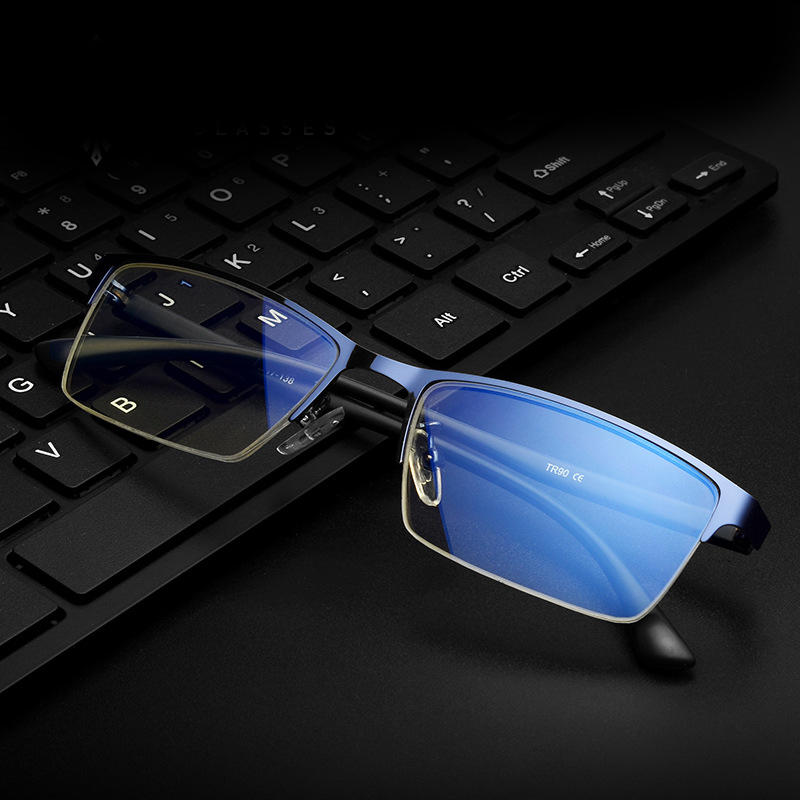 Computadora de bloqueo de luz azul de alta definición Gafas Business Anti Glare Gafas