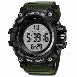 SANDA 359 Reloj digital militar Reloj multifuncional Stoptwatch Impermeable Student Men Reloj