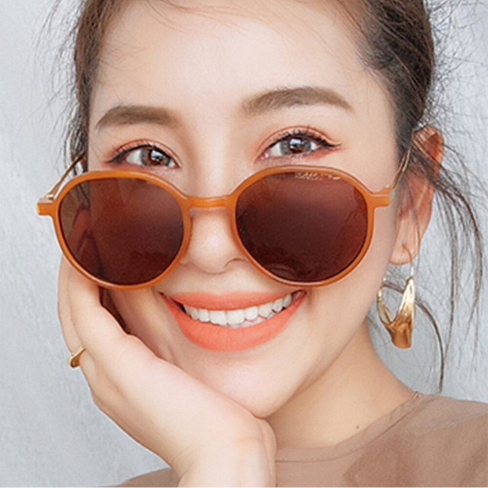 Gafas de sol vendimia anti-UV para mujer
