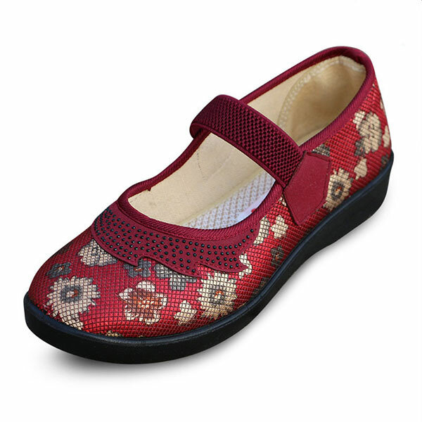 Tamaño de EE. UU. 5-10 Mujer Zapatos planos cómodos Soft Mocasines informales sin cordones al aire libre