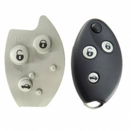 3 botones de volteo de la almohadilla de goma botón de tecla del mando se ajusta para Citroen Xsara c5