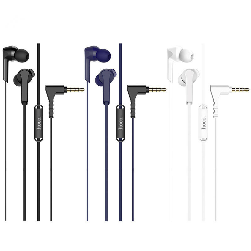 HOCO M72 Universal 3.5mm Alambre Control en la oreja Auricular Auriculares con micrófono para Teléfonos móviles