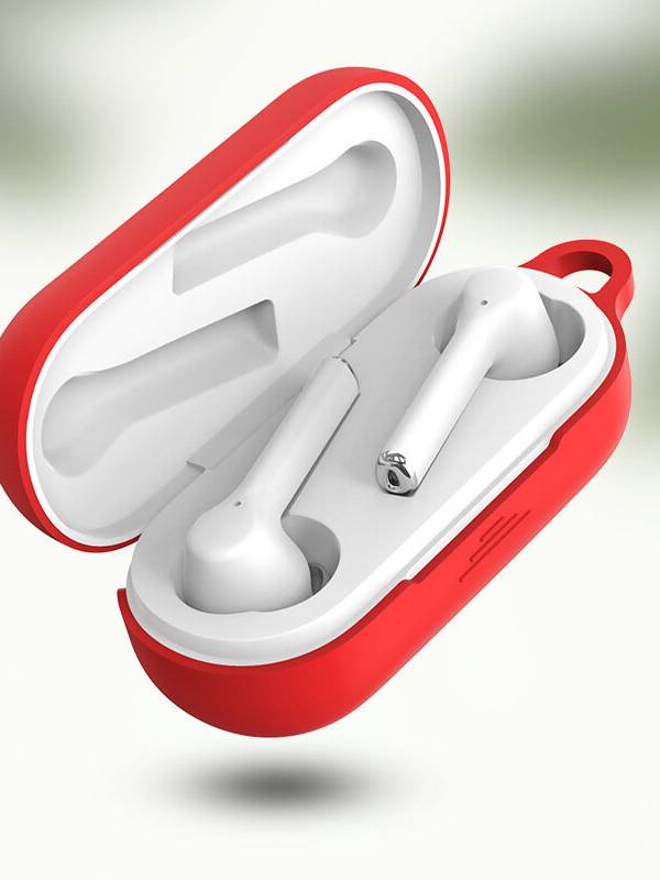 Protectores Silicona Auriculares Caso para Huawei TWS Protección de auriculares Silicona Funda protectora anticaída y an