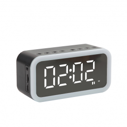 Bakeey KZ-1599 Altavoz bluetooth Mini alarma Reloj Hora LED Pantalla Reproductor de música subwoofer inalámbrico ligero