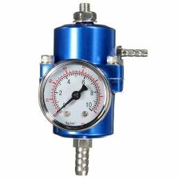 0-140 psi regulador de presión de combustible azul indicador de presión ajustable