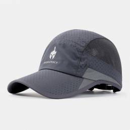 Malla unisex ultrafina de secado rápido Sombrero Transpirable plegable al aire libre Viseras deportivas Béisbol Sombrero