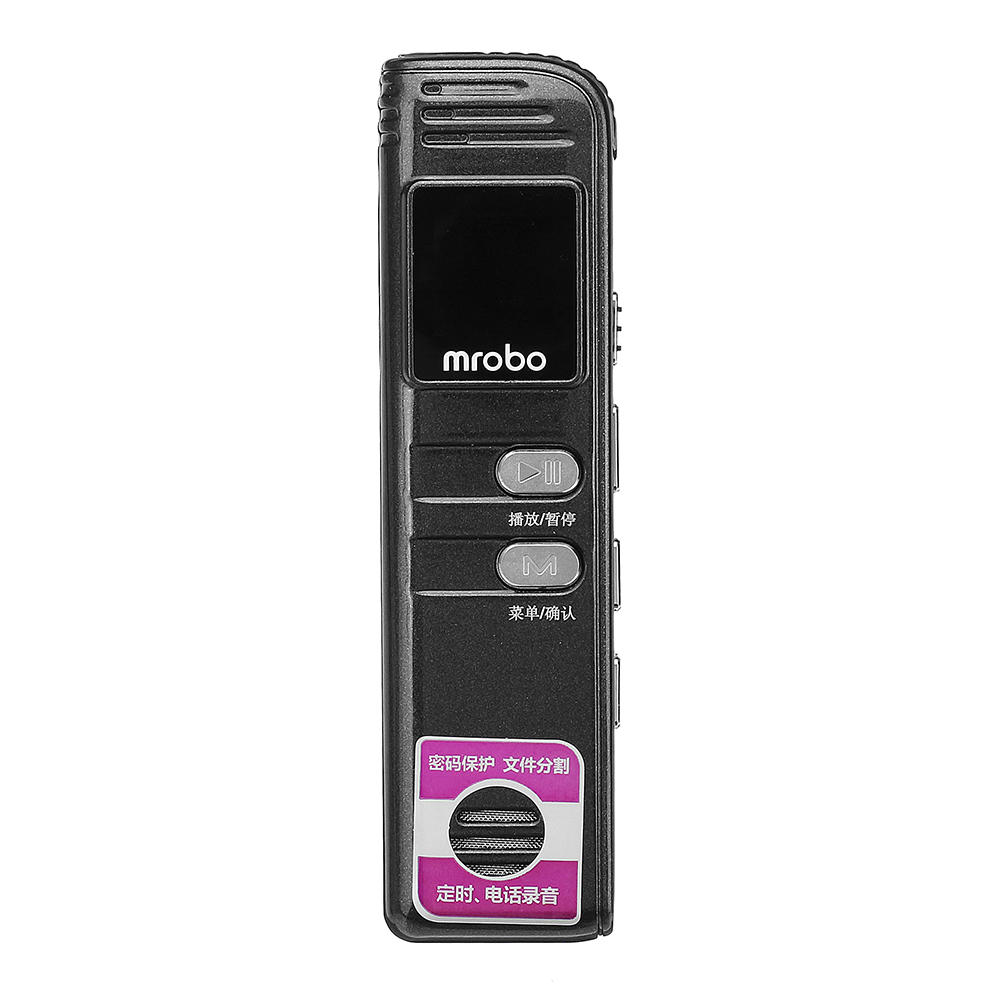 Mrobo M66 8GB HD Grabador de voz sin control de voz Pluma