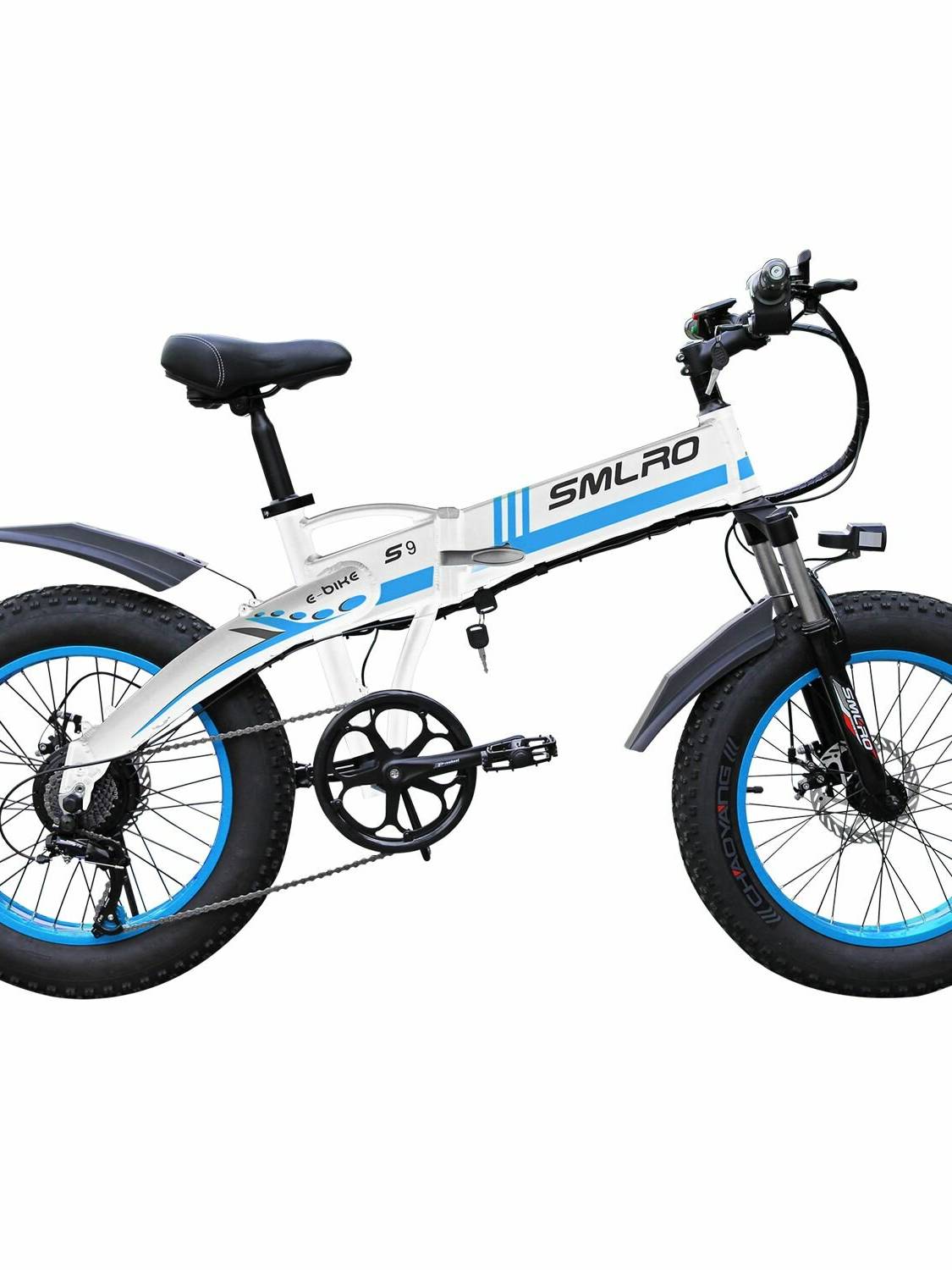 SMLRO S9 20in 48V 10Ah 350W Bicicleta eléctrica plegable 35 km / h Velocidad máxima 60-65KM Rango de kilometraje E Bicic