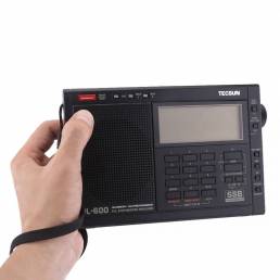 TECSUN PL-600 sintonización digital de banda completa FM MW SW-SBB PLL onda corta estéreo Radio Receptor con Reloj