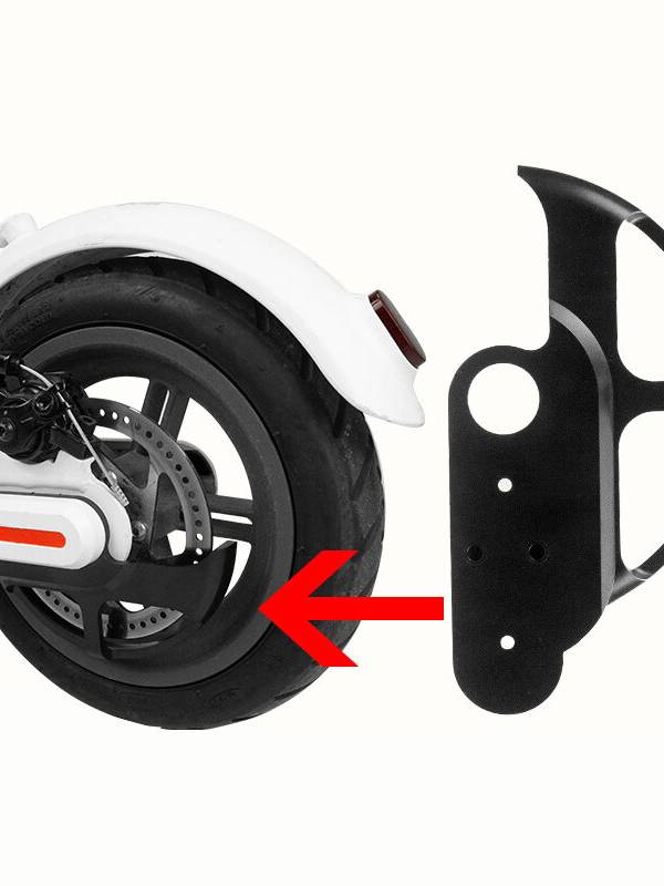 1 protector de protección de freno de disco de scooter para M365 / Pro / 1S accesorios universales resistentes a arañazo