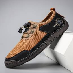 Hombres Malla Transpirable Antideslizante Cómodo Conducción Casual Zapatos al aire libre