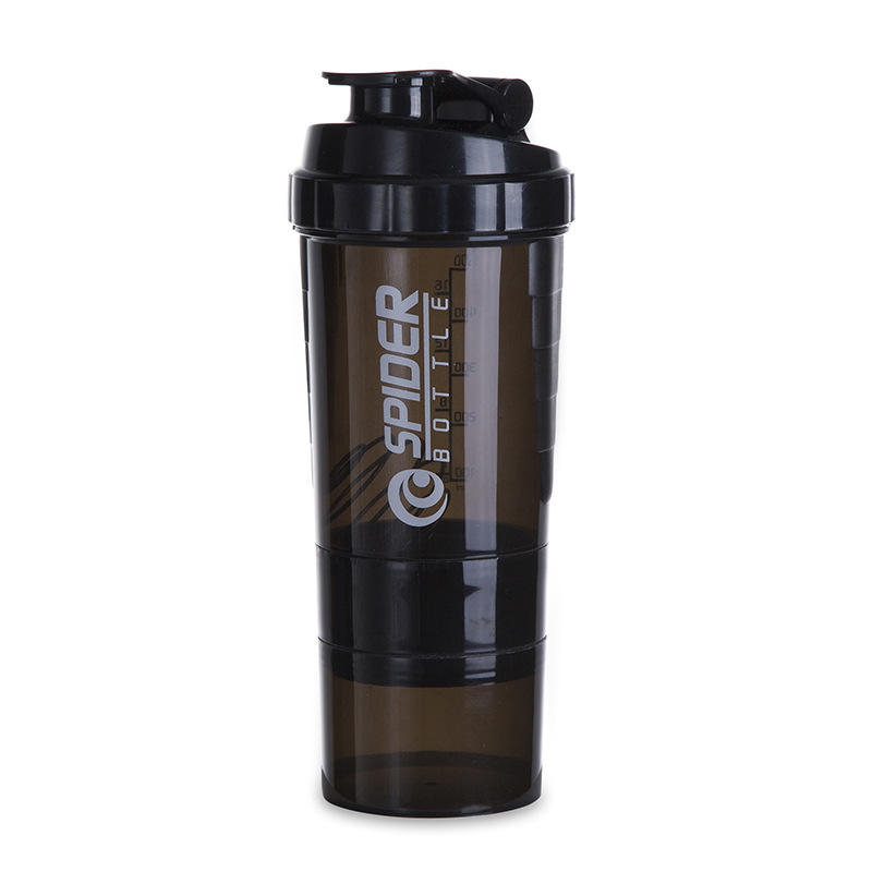 BIKIGHT Botella de agua para bicicletas Proteína en polvo Shaker Botella Milk Shake BPA-Free