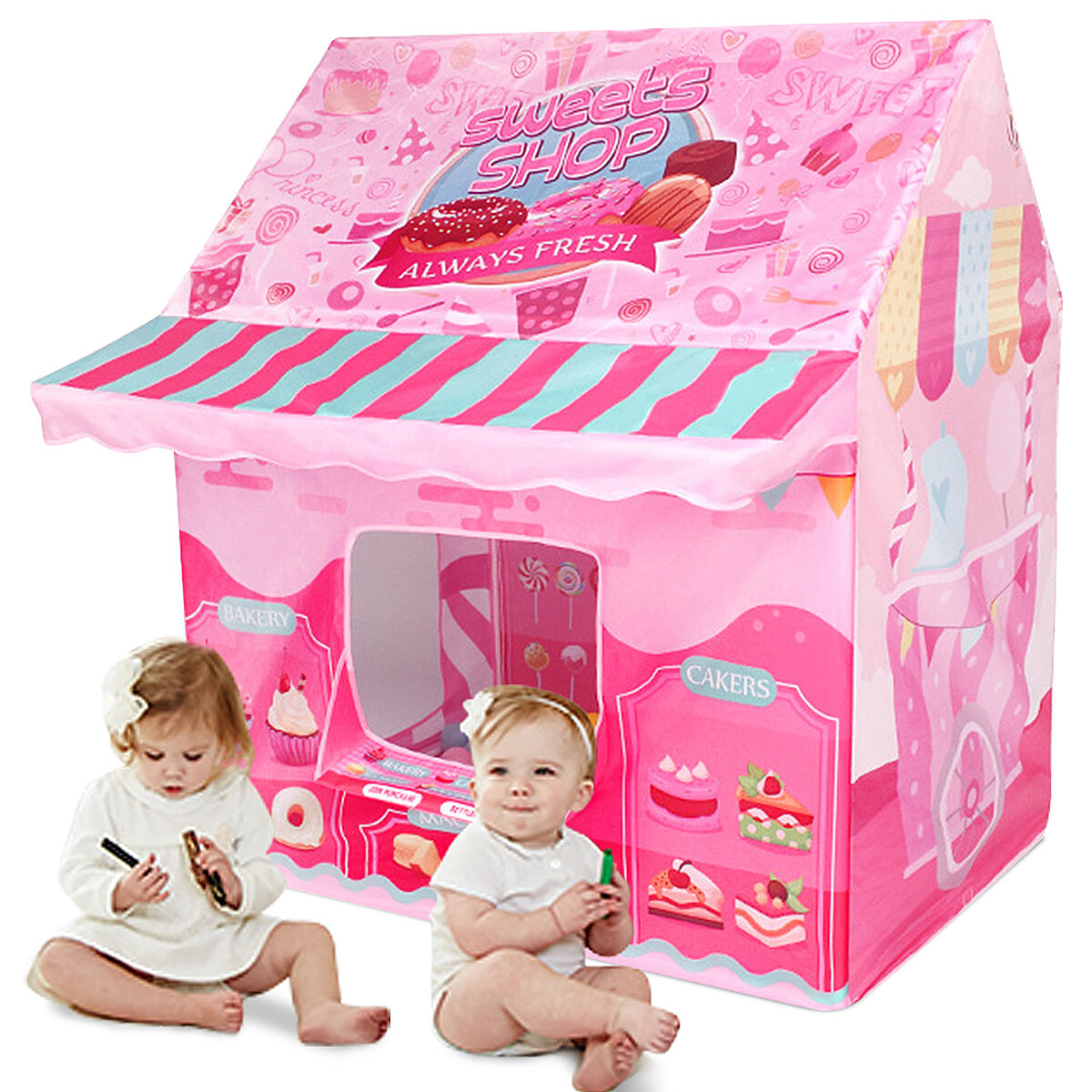 Play Tent Game House Toys Portátil Plegable Baby Indoor al aire libre Sports Girl Princess House Boy Carpa Regalos para