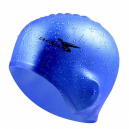 Hombre Mujer Silicona Impermeable Bufanda de baño Buena Elástico Oreja Protección Nadar Sombrero Tamaño libre