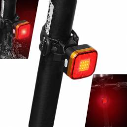 XANES TL07 COB LED 6 modos luz de cola de bicicleta Impermeable luz de advertencia de carga USB