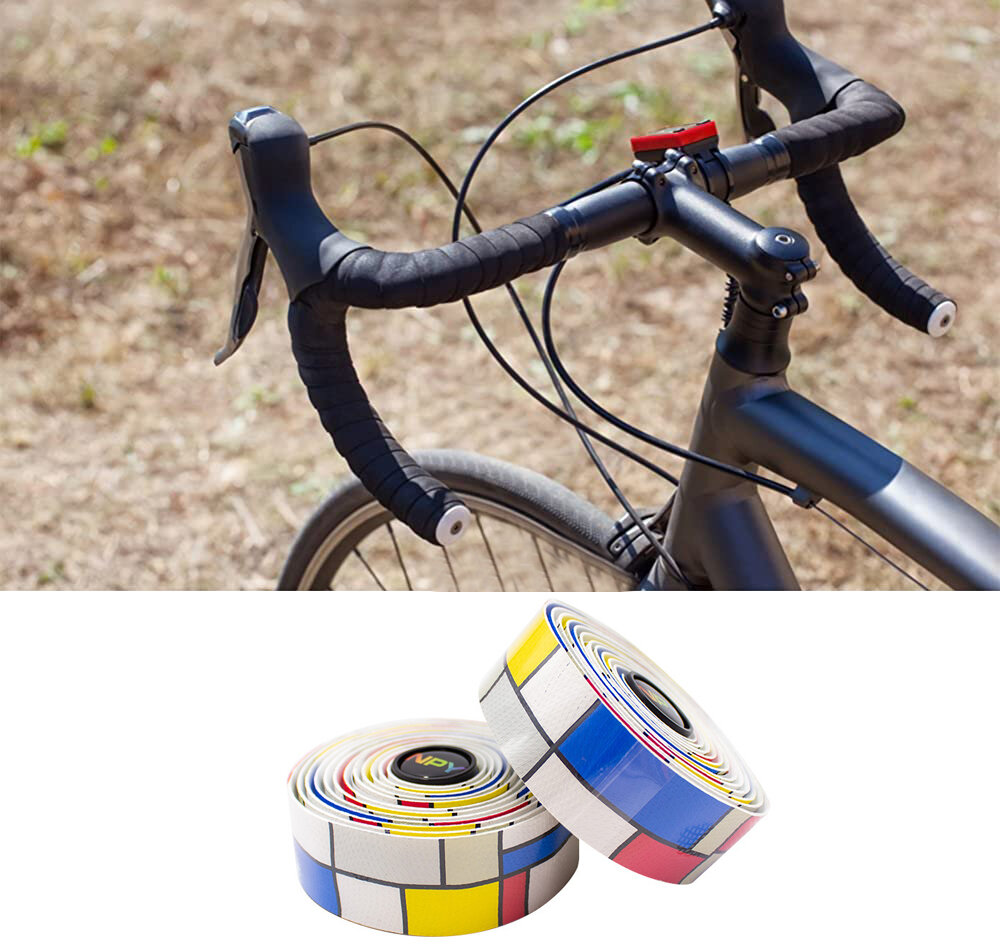NPY 2 piezas de cinta de manillar de bicicleta antideslizante esponja de choque correa de manillar de bicicleta ciclismo
