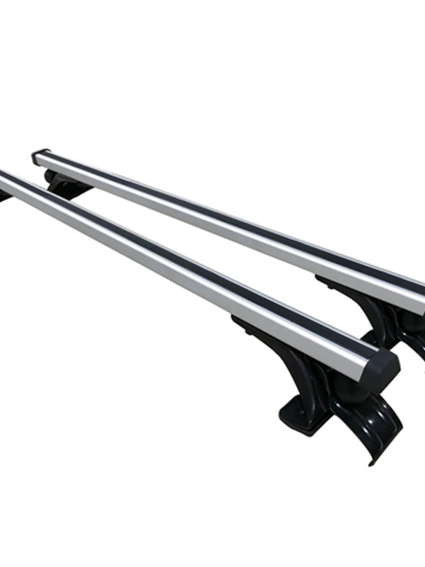 Barra transversal universal para Coche sin barra de techo original Barra de techo de aleación de aluminio con tres ganch