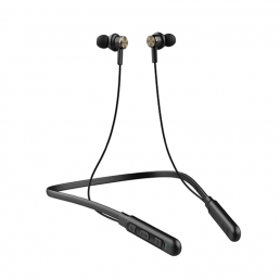 BYZ B16 Tarjeta de soporte para auriculares magnéticos con banda para el cuello TF bluetooth Deportes inalámbricos Auric