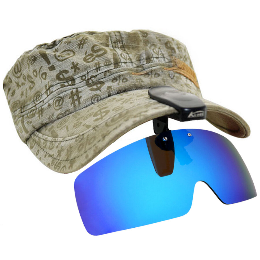 BIKIGHT Polarized UV Protection Otudoor Polarized Clip-On Cap Lente Gafas de sol para ciclismo Conducción Gafas para hom
