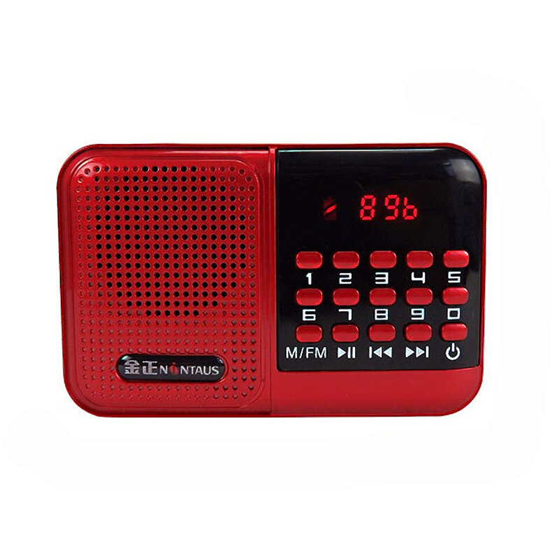 NONTAUS S61 Reproductor de altavoces de tarjeta TF FM portátil Radio