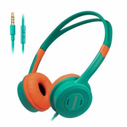 ONIKUMA M100 3.5 mm 85dB Volumen limitado Audición Protección Auriculares con cable sobre la oreja para niños Incorporad