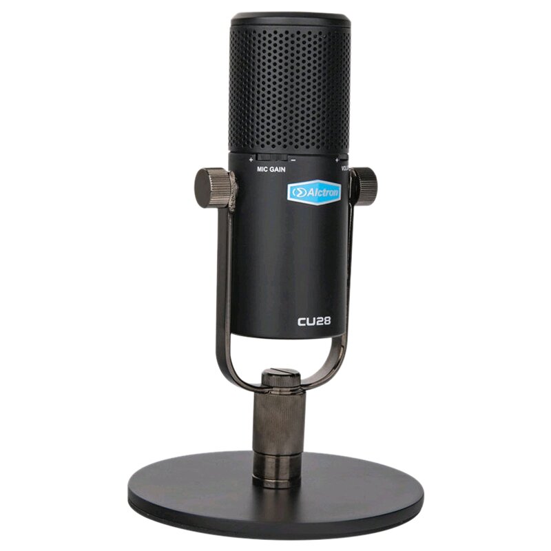 Alctron CU28 Condensador de escritorio o colgante USB Micrófono para grabación en estudio Rendimiento en escenario Trans