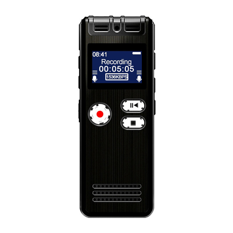 Shinco Q6 32GB 64GB Mini Grabadora de voz digital Recargable Inicio rápido Grabación activada por voz Pluma Soporte TF T