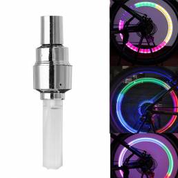 XANES Boquilla de luz de la rueda de la bicicleta de la inducción de la vibración Luz del rayo para la válvula de madera