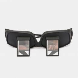 Unisex HD Cama de marco completo Lectura horizontal TV Sit View Refracción Gafas Lazy Gafas