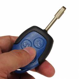 Transit Connect 3 Button Control remoto Key Blue Caso con cuchilla sin cortar para Ford