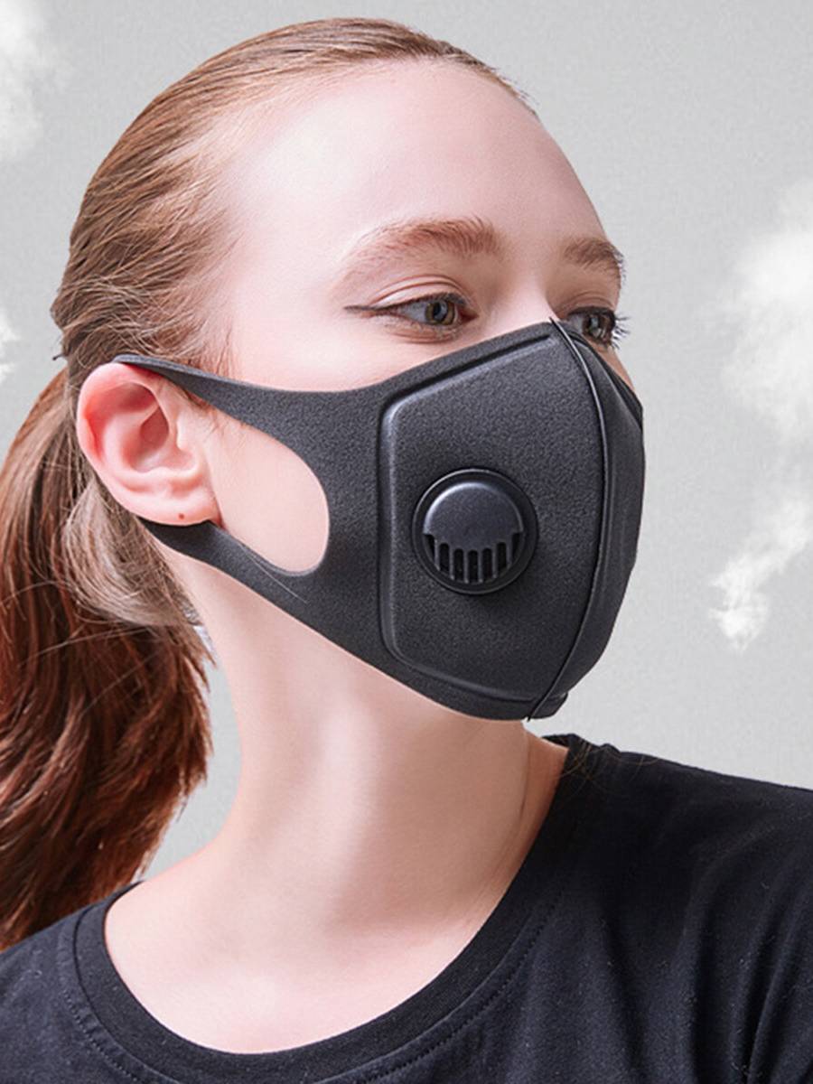 10 PCS PM2.5 Anti Cara de contaminación del aire Mascara Boca de carbón activado transpirable Mascara cámping Ciclismo d
