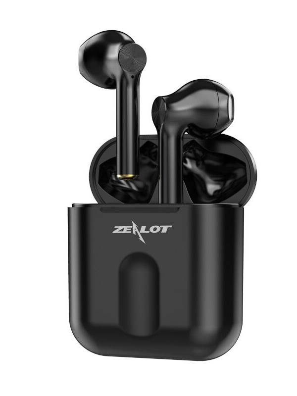 ZEALOT T3 TWS Bluetooth inalámbrico Auricular bluetooth 5.0 Auriculares estéreo con control táctil y graves con auricula