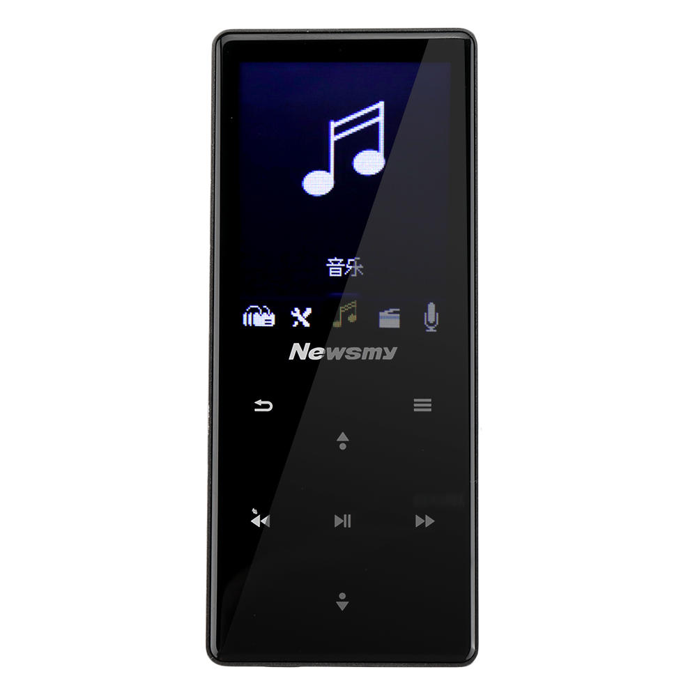 Newsmy A66 8G Lossless MP3 MP4 Player Velocidad variable Reproducción Reproductor de música Grabadora digital FM Radio