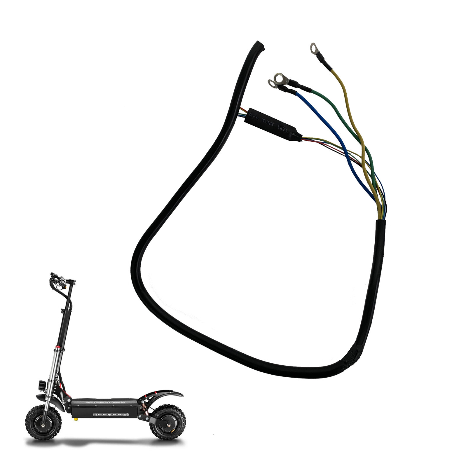 BOYUEDA Cable eléctrico para scooter motor Cable de conexión trasero de repuesto universal motor