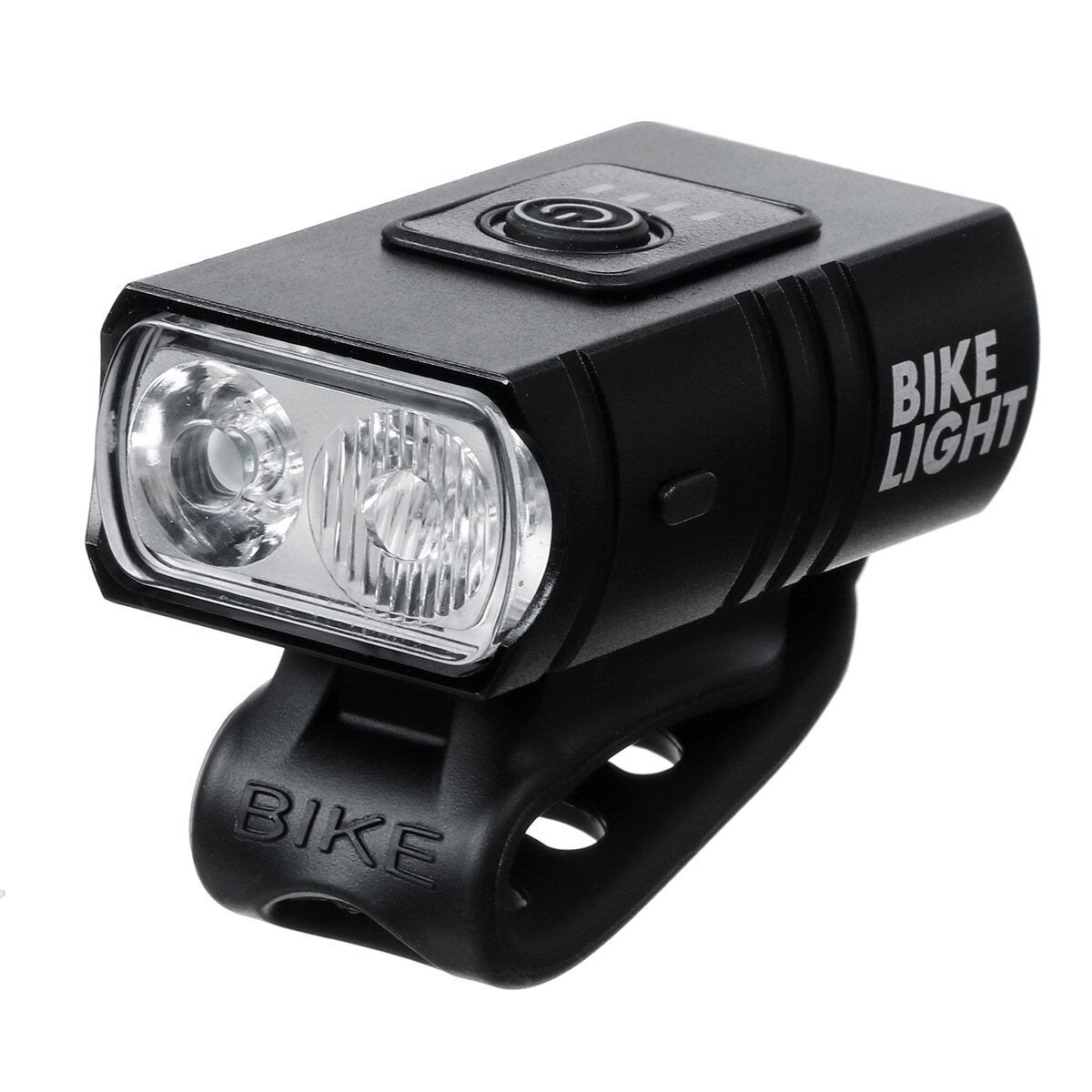 BIKIGHT 6 modos doble T6 1000 mAh Faro de bicicleta USB recargable Impermeable LED Luz delantera de bicicleta Ciclismo F