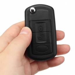 Plegable de 3 botones Coche Control remoto Shell de llave Caso para Land Rover Range Rover LR3 Freelander Evoque Discove