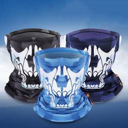 WEST BIKING Ice Silk UV400 Protección solar Cara de montar Mascara Bufanda de seda de hielo transpirable con fuerte elas