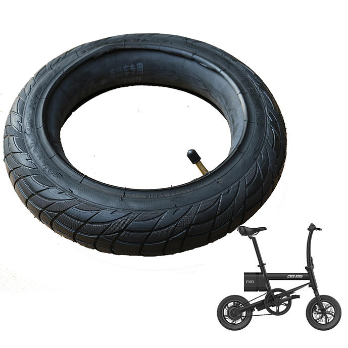 KENDA 12 Pulgadas Bicicleta Neumático + Tubo Interno para CMSBIKE Mini Bicicleta Eléctrica Plegable al aire libre Neumát