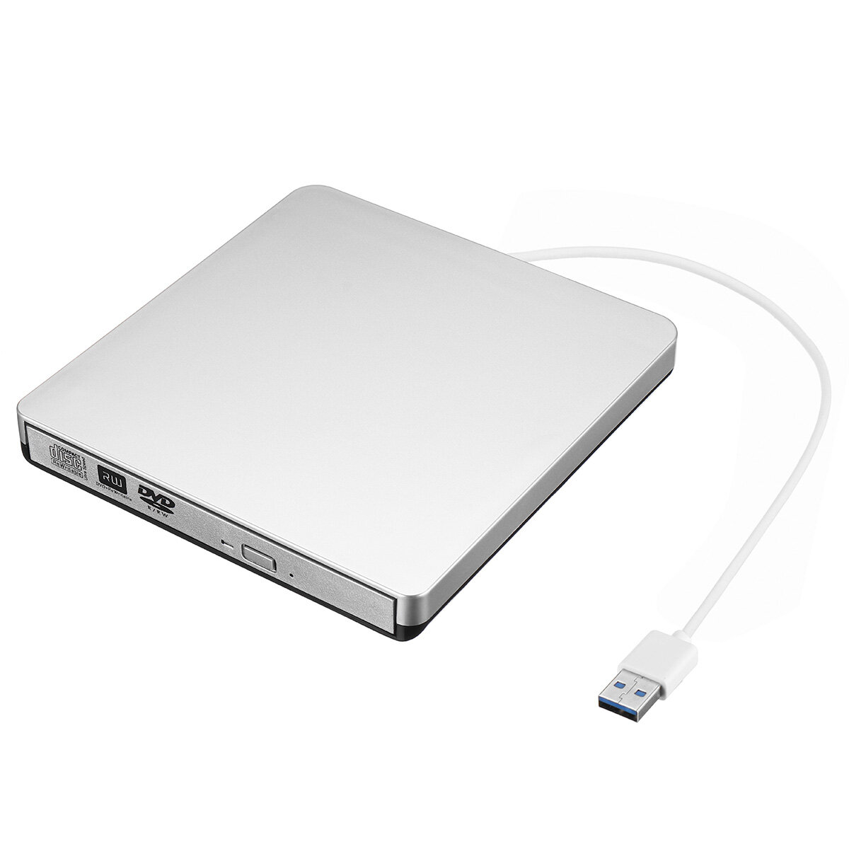 Plata USB3.0 DVD Unidad externa CD Reproductor de DVD-RW Quemadores de CD-RW Grabador de controladores ópticos Grabador