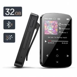 BENJIE M9 32GB Mini USB MP3 Reproductor multimedia deportivo Pantalla a color de 1